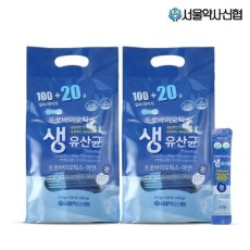 서울약사신협 프로바이오틱스 생유산균 2.5g 120포(리필팩) 1+1