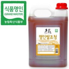 두레촌 명인 쌀조청 5kg/제32호 조청 식품명인 강봉석/가정용 식당용 업소용 학교급식