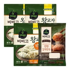 수제김치만두 200g+비비고 왕교자 3봉