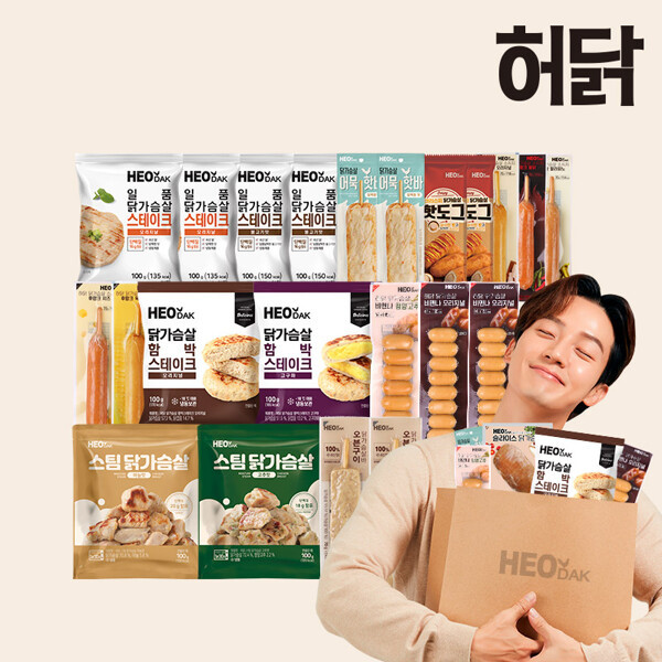 허닭 닭가슴살 맛보기 패키지 22팩