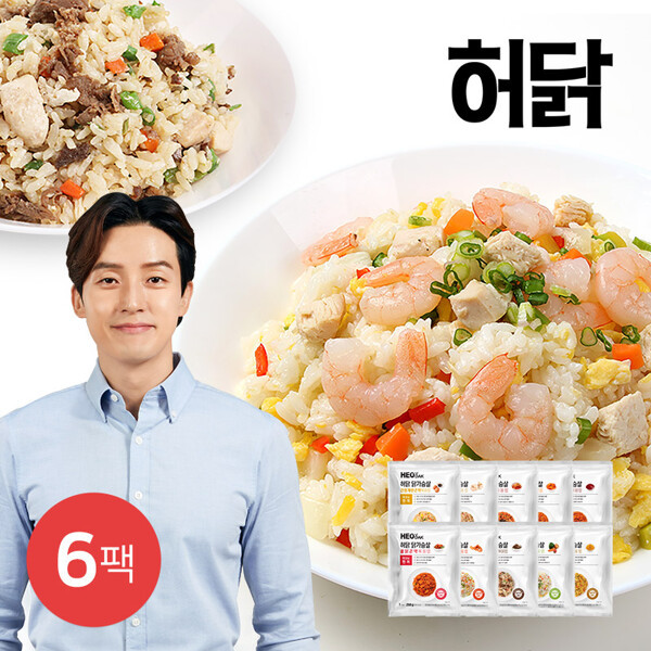 허닭 닭가슴살 곤약볶음밥/식단 맛있는 볶음밥 250g 6팩