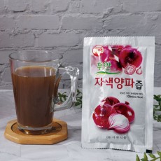 자연식품 국내산 자색양파 그대로 담은 자색양파즙 100팩(100ml)